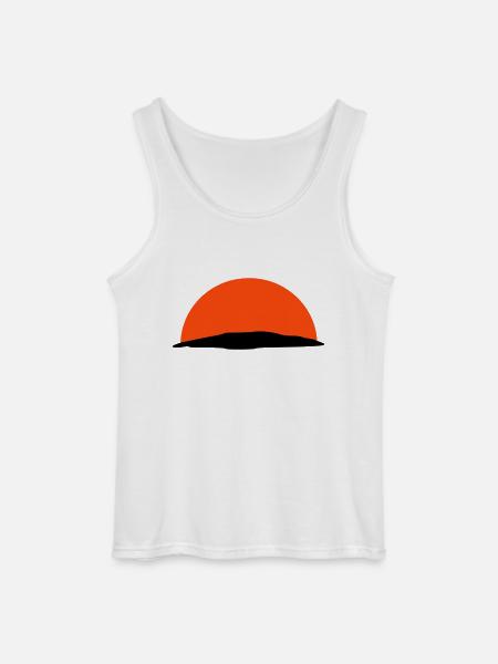 sunset - Gildan Männer Tank Top - Weiß