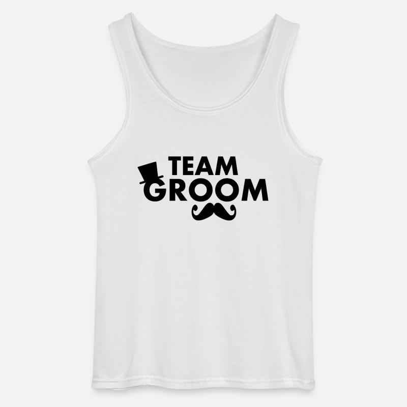 Team groom - Gildan Männer Tank Top - Weiß