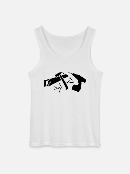 Tools - Gildan Men’s Tank Top - white