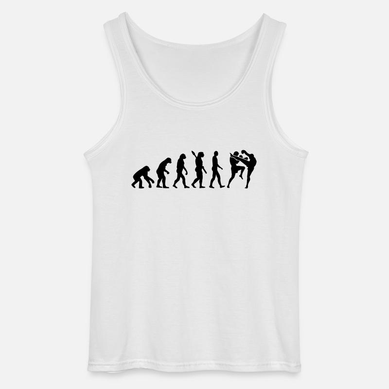 Evolution Muay Thai - Débardeur Gildan Homme - blanc