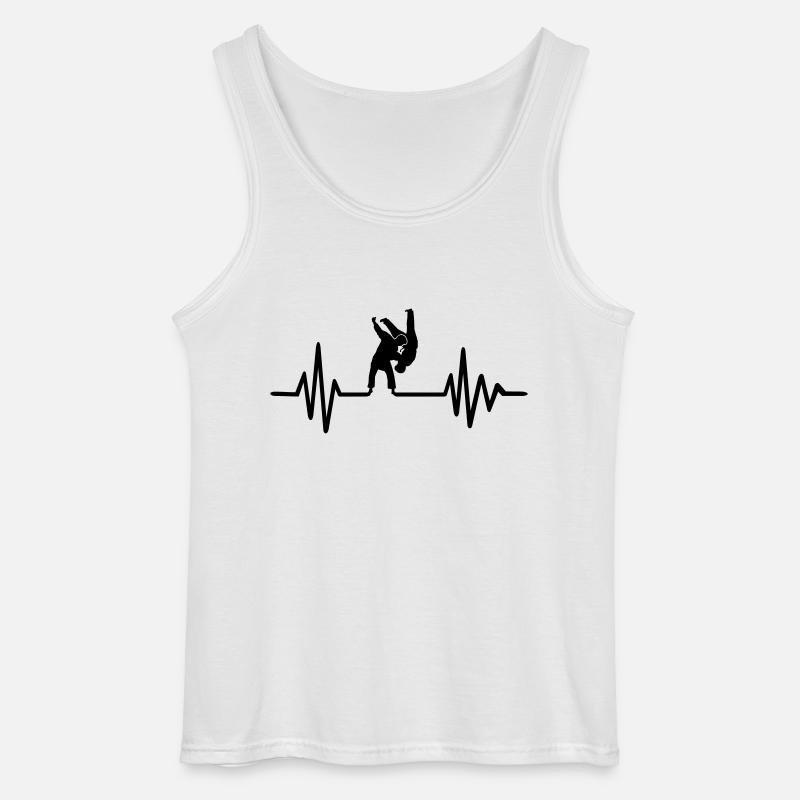 Judo - Gildan Männer Tank Top - Weiß