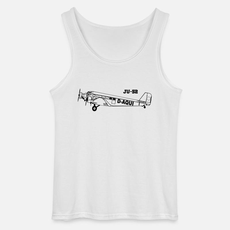 Ju-52 - Gildan Männer Tank Top - Weiß