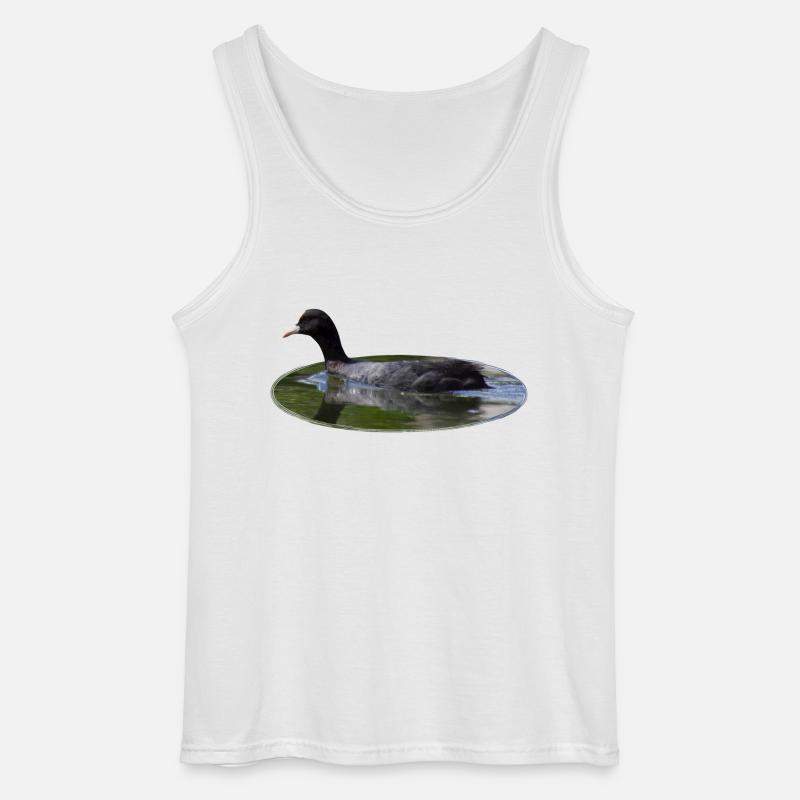 Blässhuhn - Gildan Männer Tank Top - Weiß