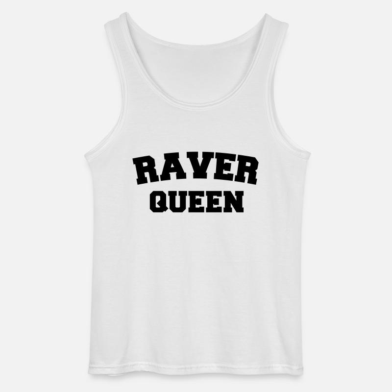 Raver Queen - Gildan Männer Tank Top - Weiß