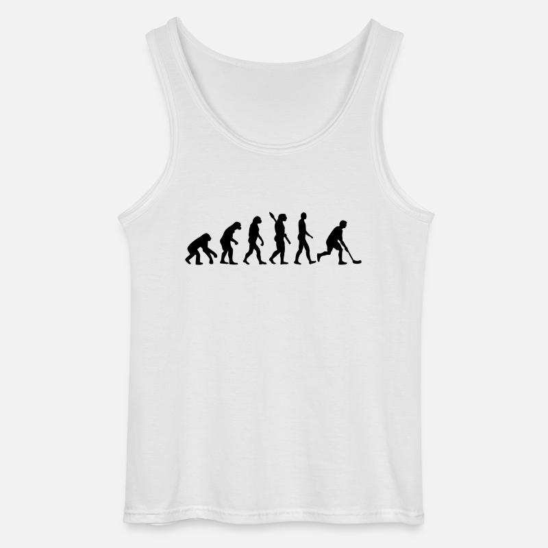 Floorball Evolution - Gildan Männer Tank Top - Weiß