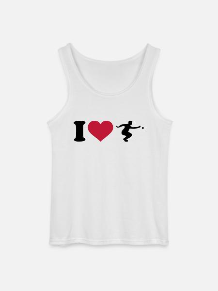 I love Boule - Gildan Men’s Tank Top - white