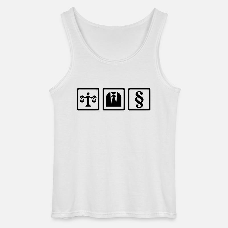 Anwalt - Gildan Männer Tank Top - Weiß