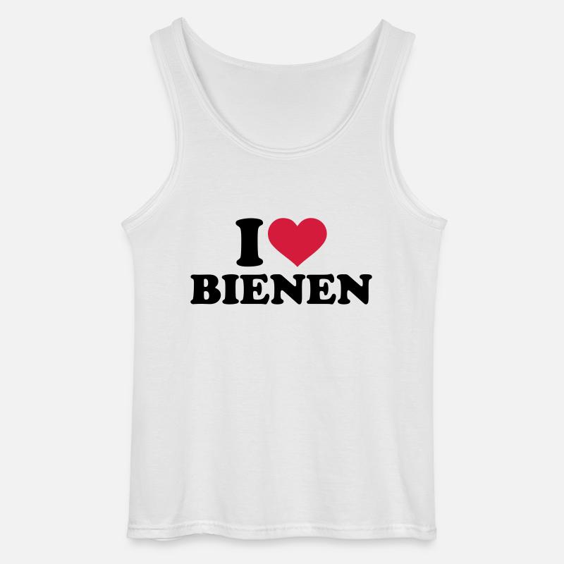 Biene - Gildan Männer Tank Top - Weiß
