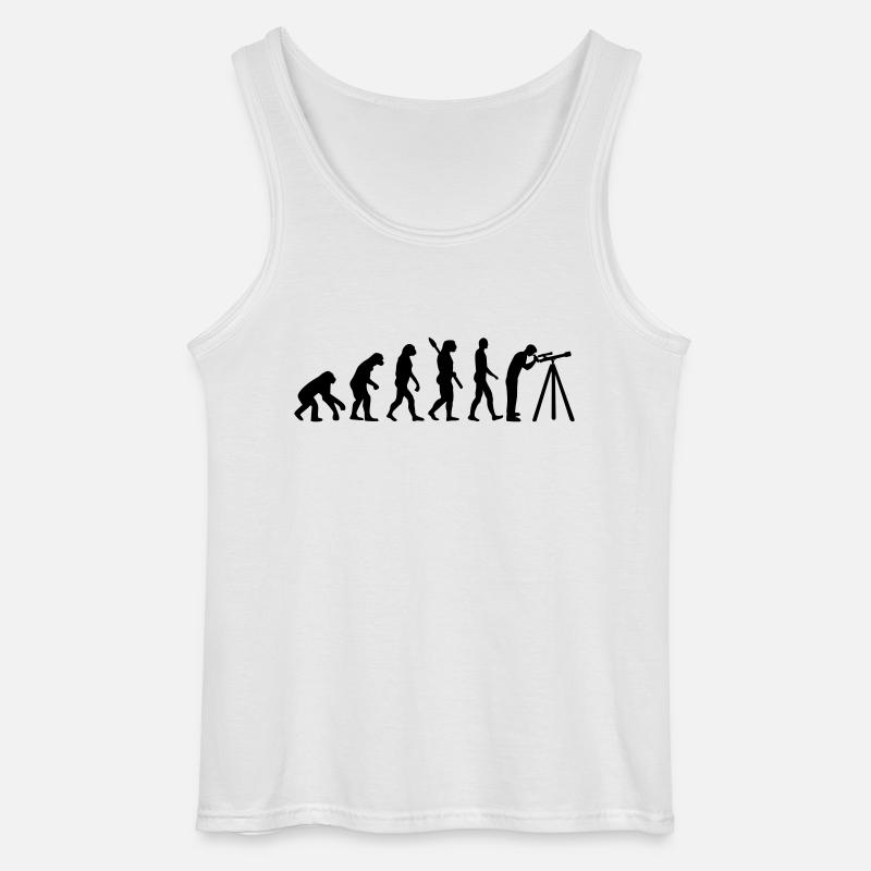 Evolution Astronomy - Gildan Men’s Tank Top - white