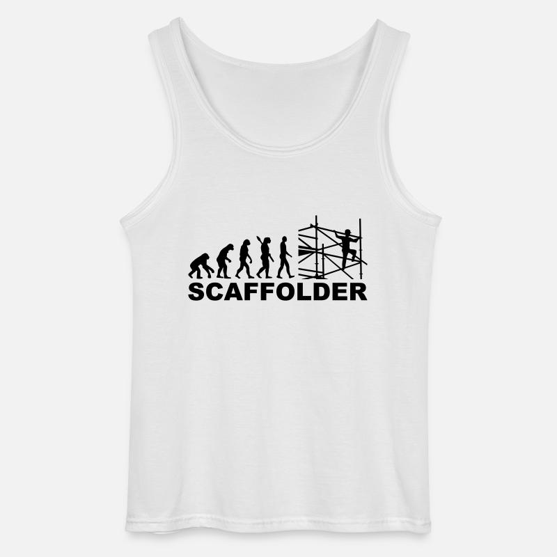 Gerüstbauer - Gildan Männer Tank Top - Weiß