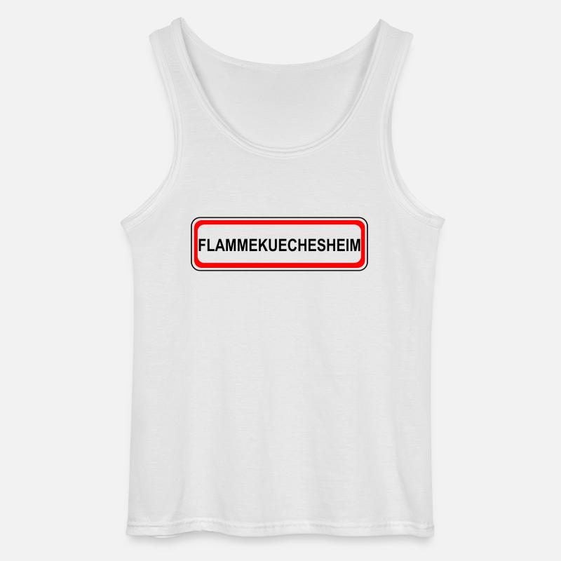 Flammekuechesheim | - Gildan Männer Tank Top - Weiß