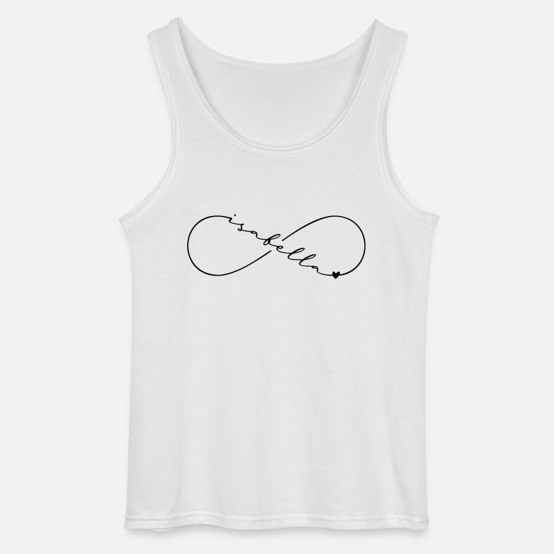 Isabella Name Infinitysymbol - Gildan Männer Tank Top - Weiß