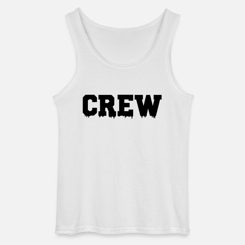 crew - Gildan Männer Tank Top - Weiß