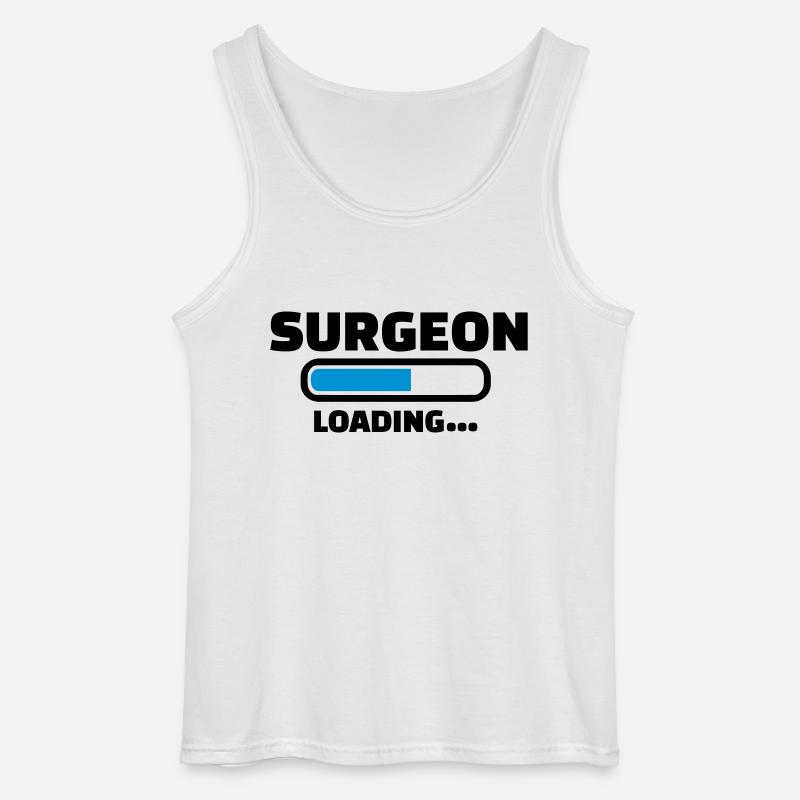 Chirurg - Gildan Männer Tank Top - Weiß