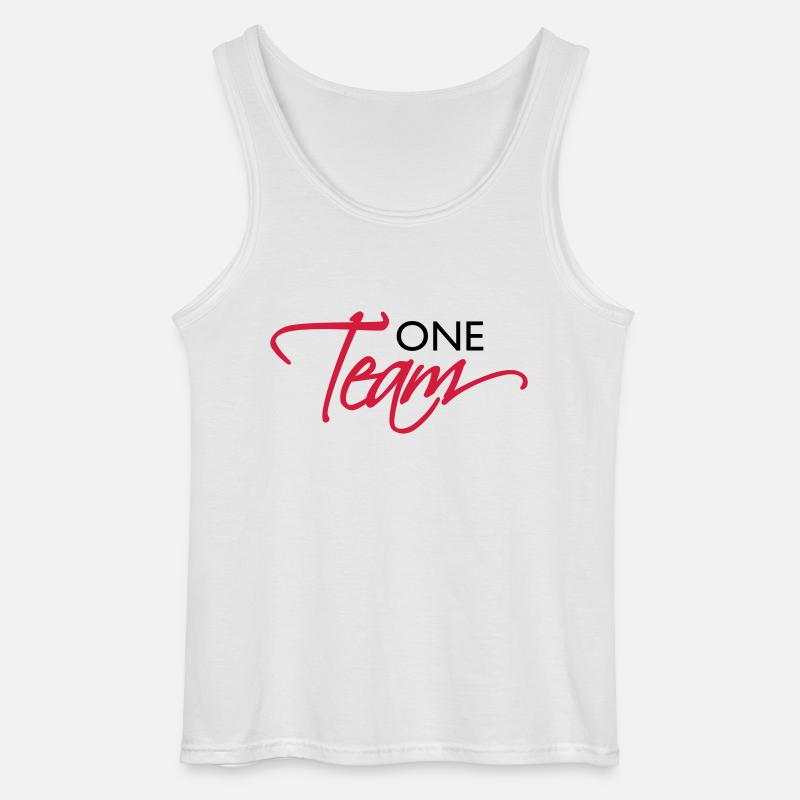 One Team Crew - Gildan Männer Tank Top - Weiß