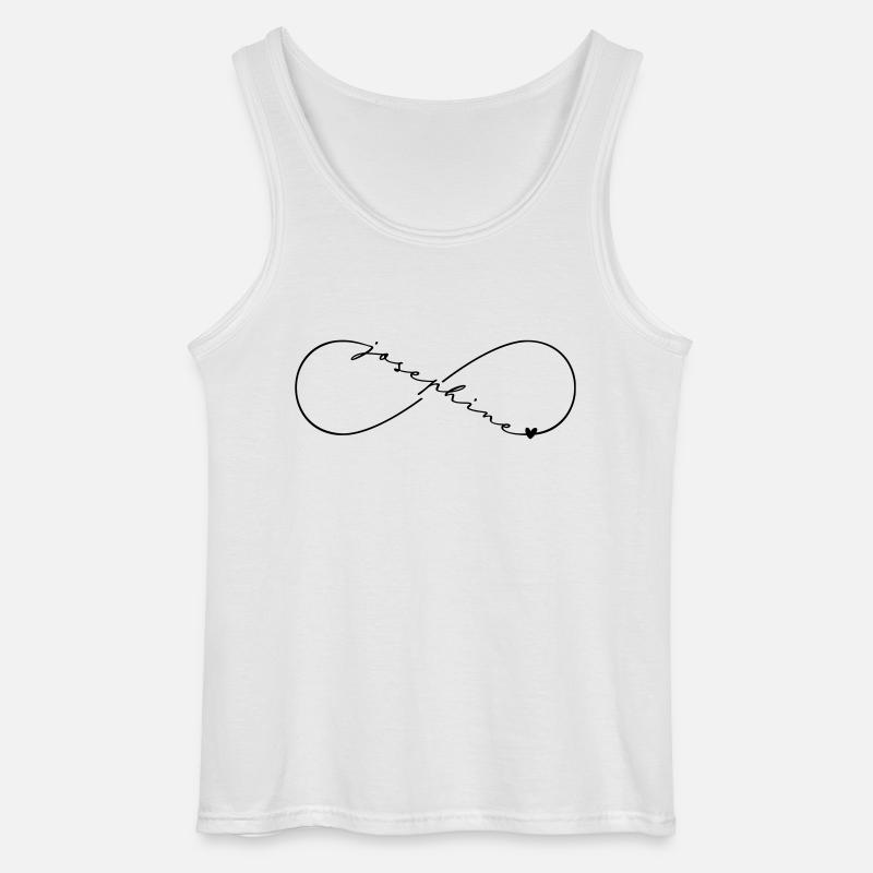 Josephine Name Infinitysymbol - Gildan Männer Tank Top - Weiß