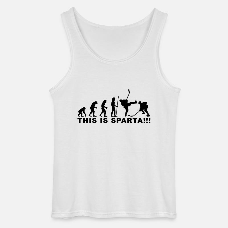evolution_icehockey4 - Gildan Männer Tank Top - Weiß