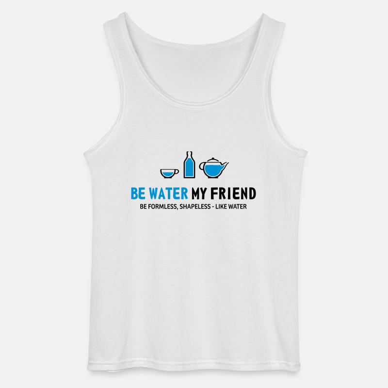 be water - Gildan Männer Tank Top - Weiß