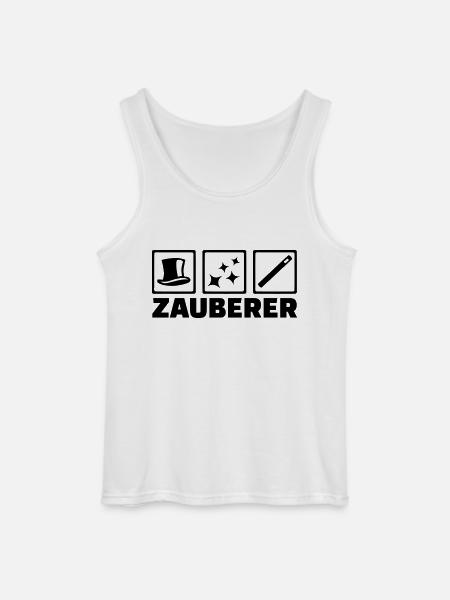 Zauberer - Gildan Männer Tank Top - Weiß