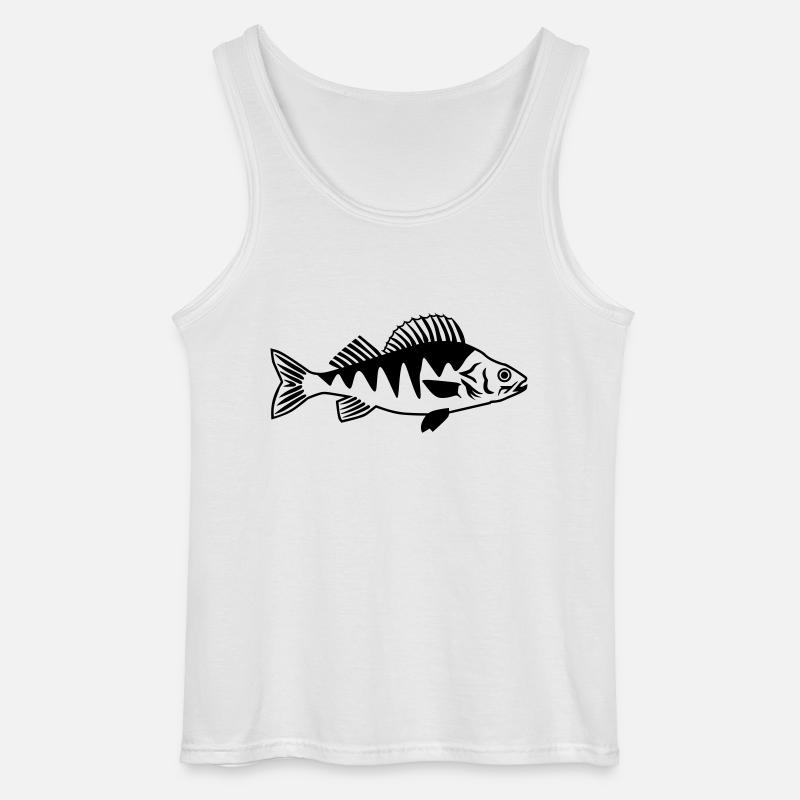 Barsch - Gildan Männer Tank Top - Weiß