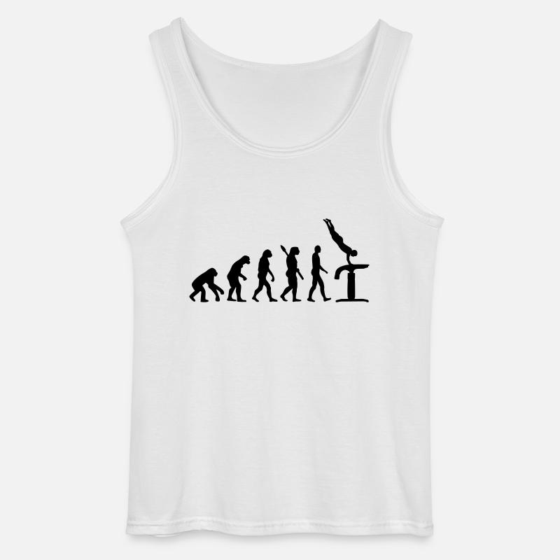 Evolution Gymnastics - Gildan Men’s Tank Top - white