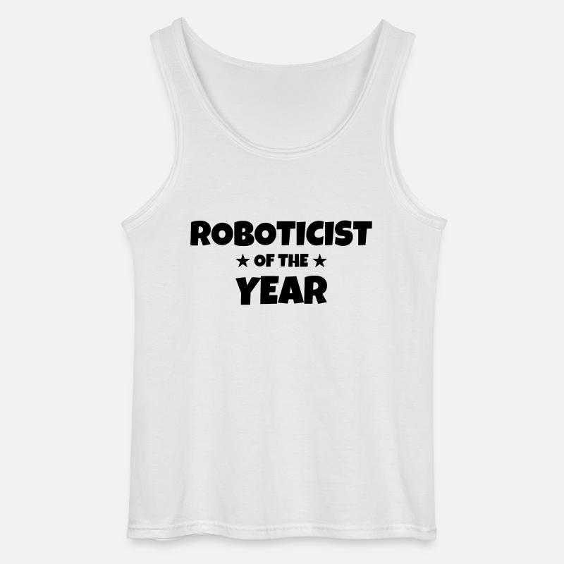 Robotik / Roboter / Robot / Robotics - Gildan Männer Tank Top - Weiß