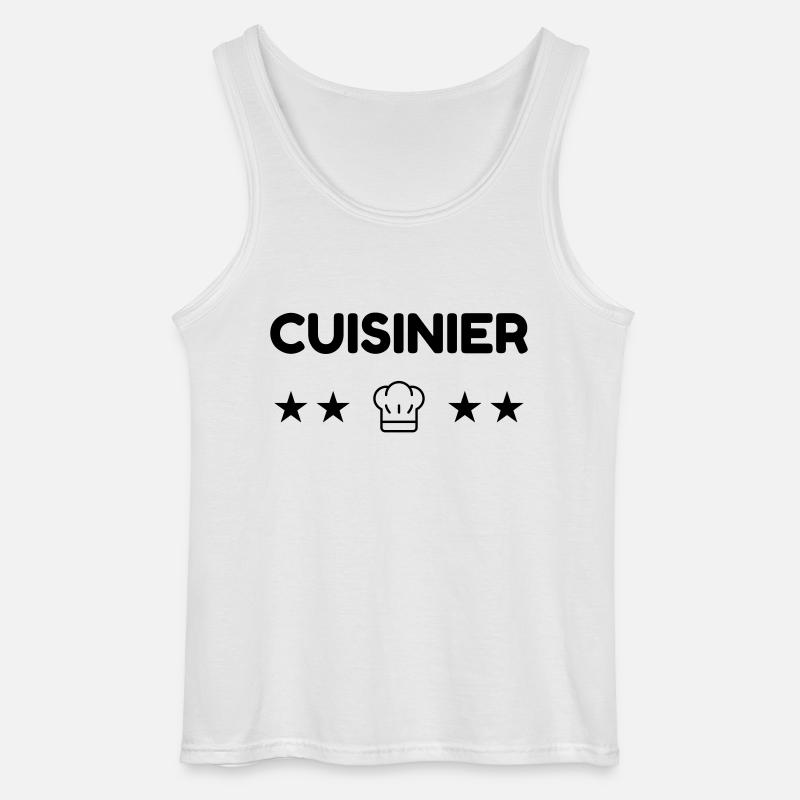 Koch / Kochen / Cooking / Chef - Gildan Männer Tank Top - Weiß