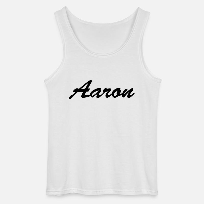 Aaron - Gildan Männer Tank Top - Weiß