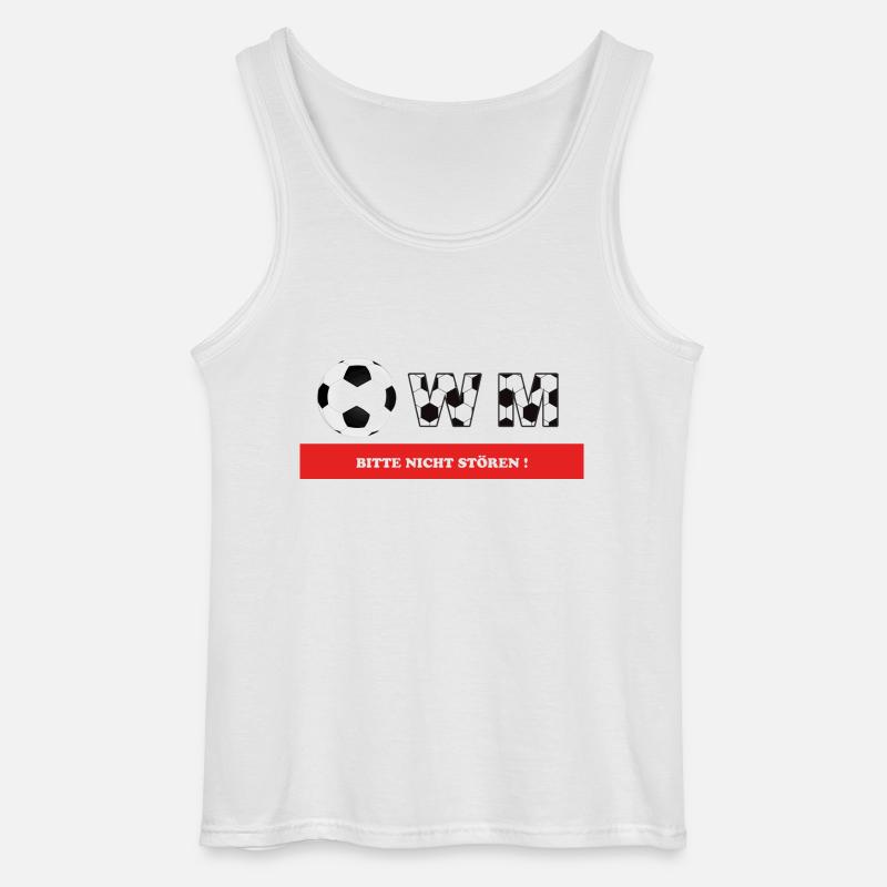 WM Bitte nicht stören! - Gildan Männer Tank Top - Weiß