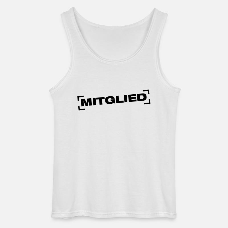 mitglied_design_ay1 - Gildan Männer Tank Top - Weiß