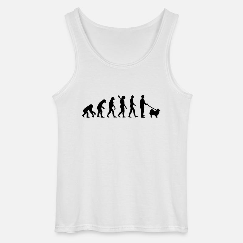 Spitz - Gildan Männer Tank Top - Weiß