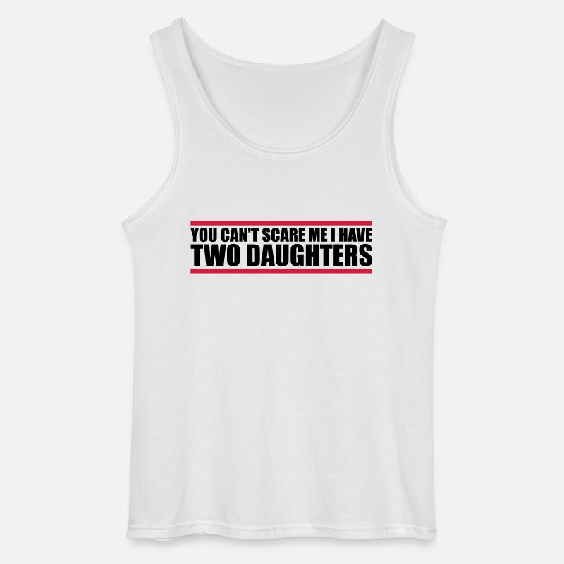 I have two daughters - Gildan Männer Tank Top - Weiß