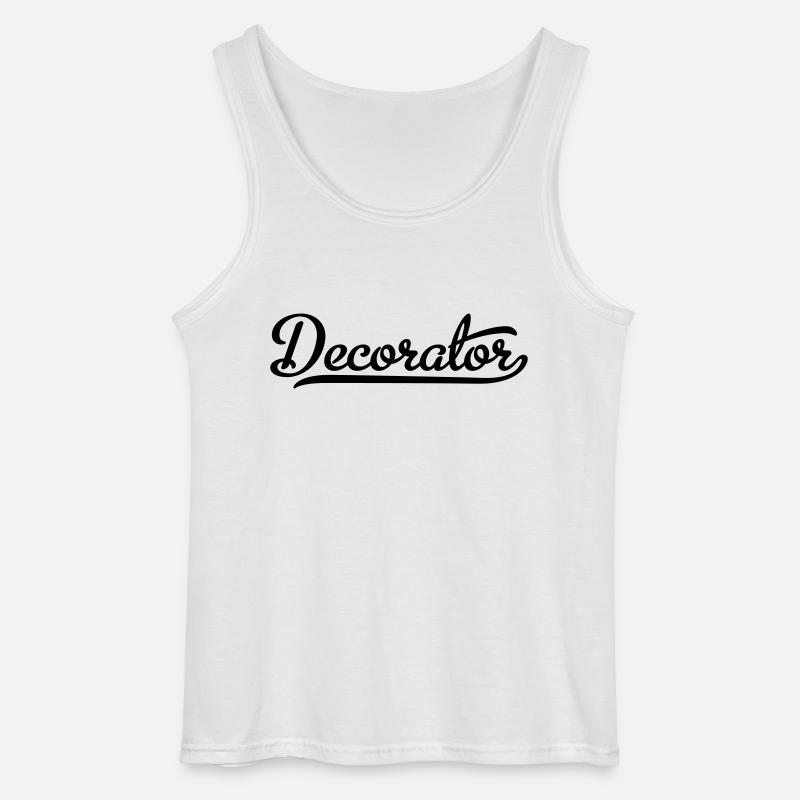 Maler - Gildan Männer Tank Top - Weiß