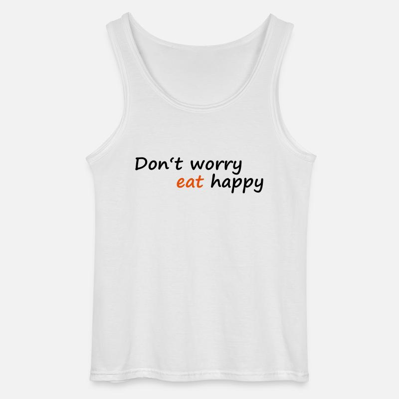 essen - Gildan Männer Tank Top - Weiß