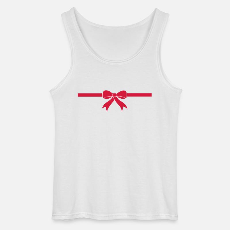 Geschenk Schleife - Gildan Männer Tank Top - Weiß