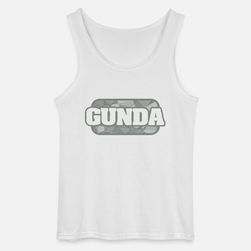 Gunda - Gildan Männer Tank Top - Weiß