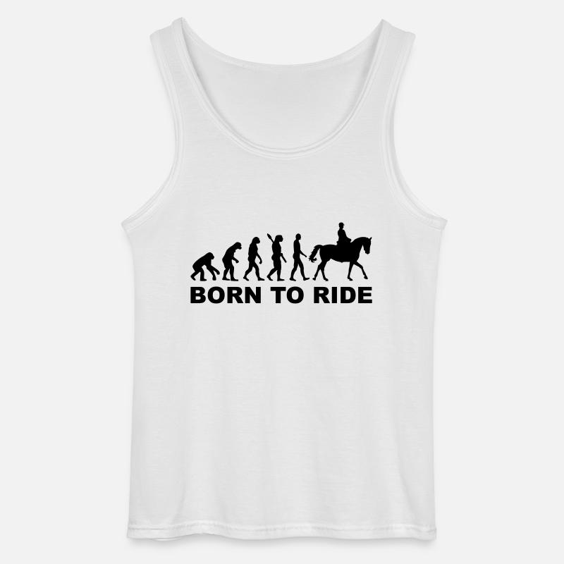 Evolution Riding - Gildan Men’s Tank Top - white
