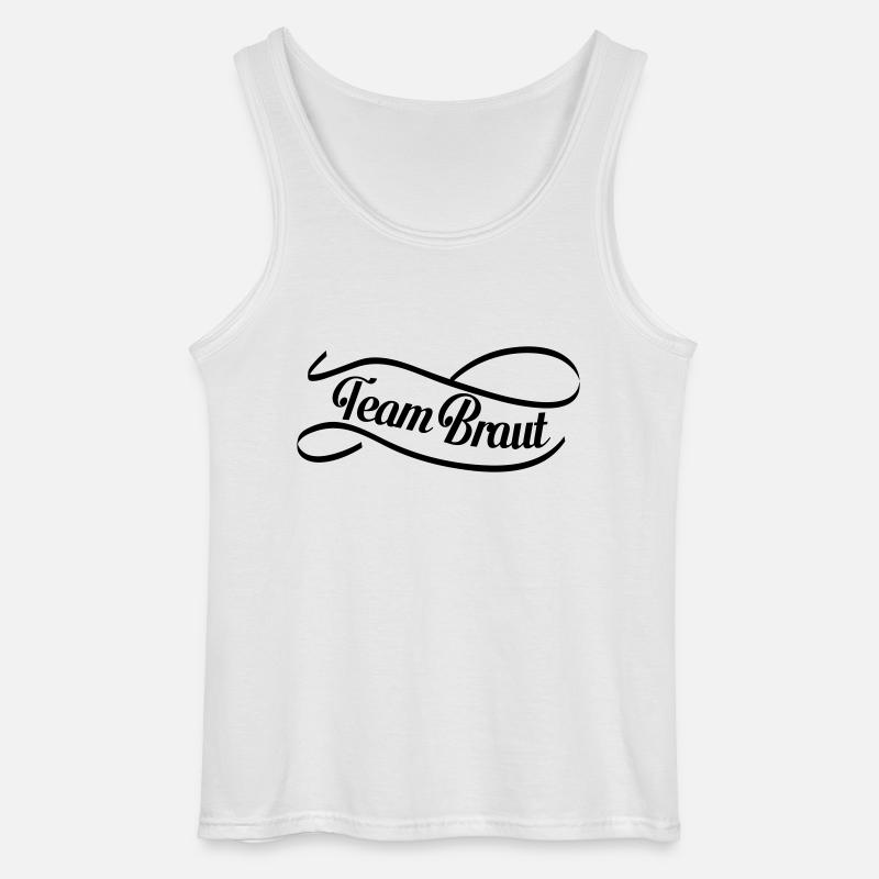 team_braut_swing - Gildan Männer Tank Top - Weiß