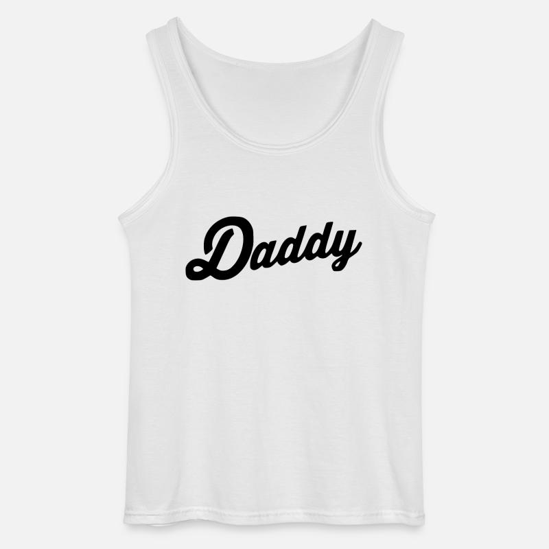 Daddy - Gildan Männer Tank Top - Weiß