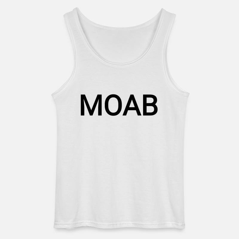 Moab - Gildan Männer Tank Top - Weiß