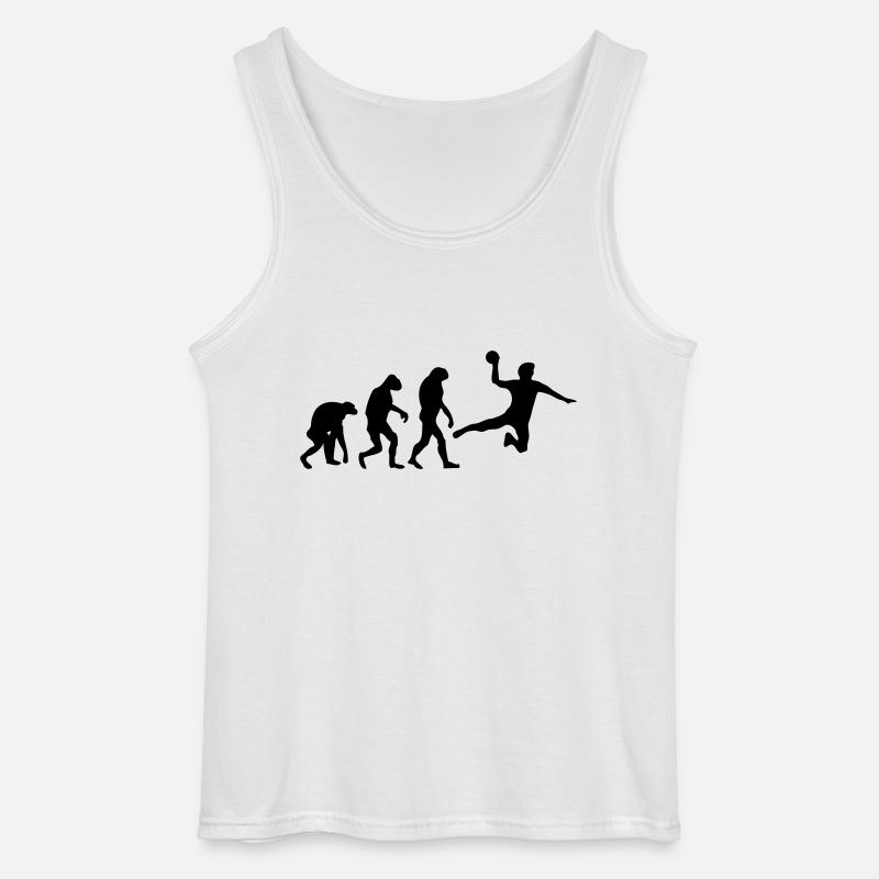 handball evolution - Gildan Männer Tank Top - Weiß