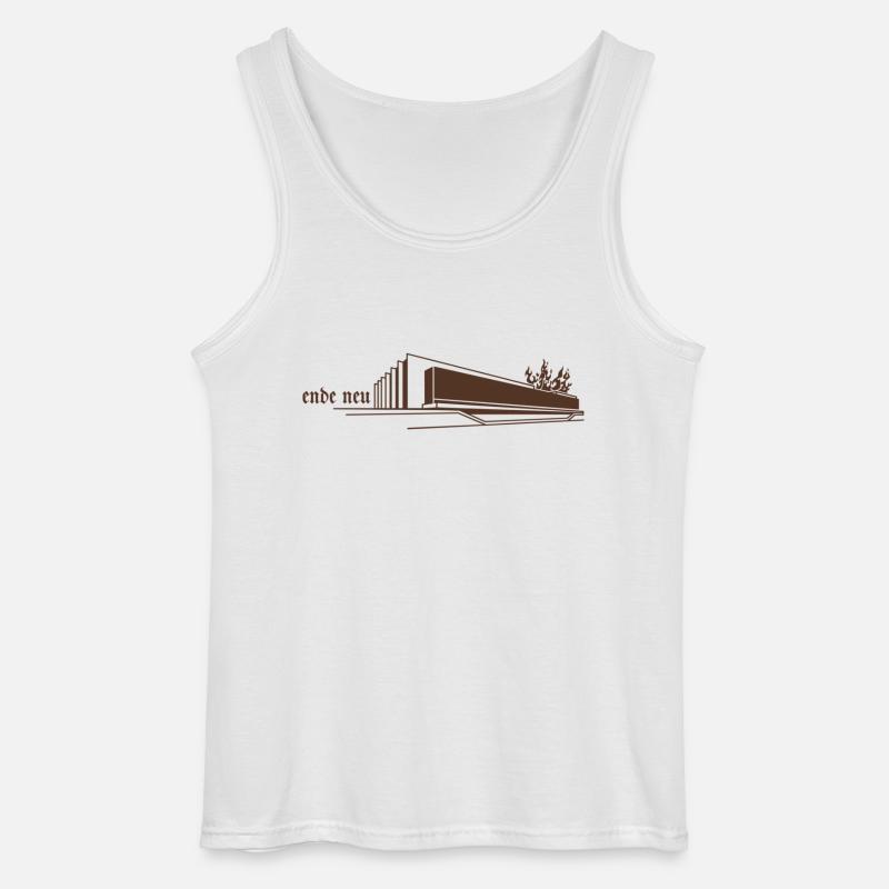 ende neu t-shirt basic - Gildan Männer Tank Top - Weiß