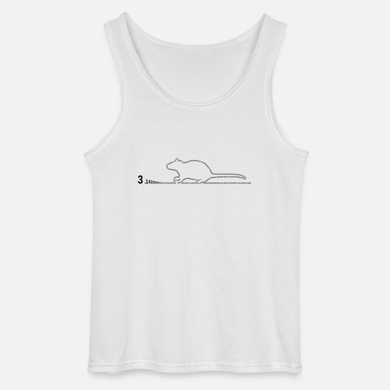 pi-rat - Gildan Männer Tank Top - Weiß