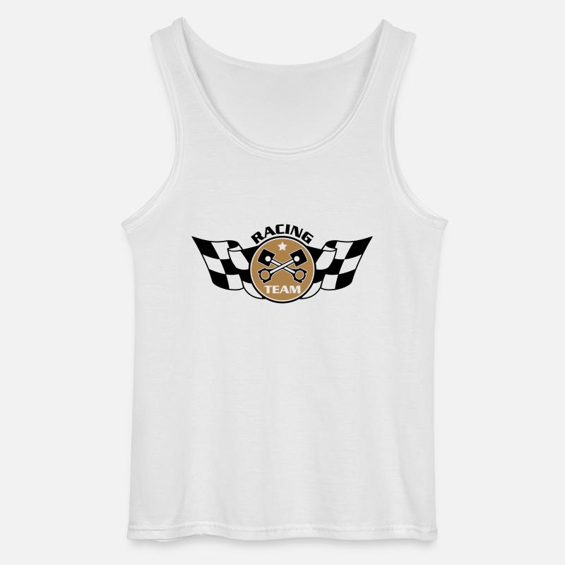 Racing Team 2c - Gildan Männer Tank Top - Weiß