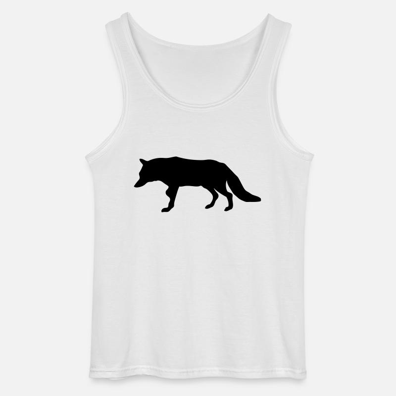 Fuchs - Fox - Gildan Männer Tank Top - Weiß