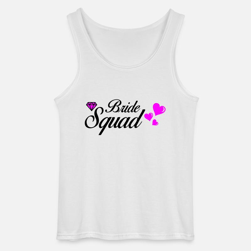 bride squad 02 - Gildan Männer Tank Top - Weiß