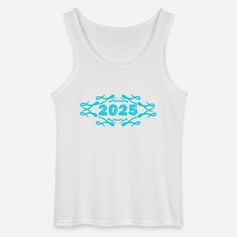 Geschenkidee 2025 - Gildan Männer Tank Top - Weiß