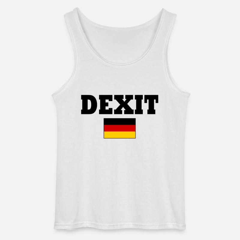 Dexit - Gildan Männer Tank Top - Weiß