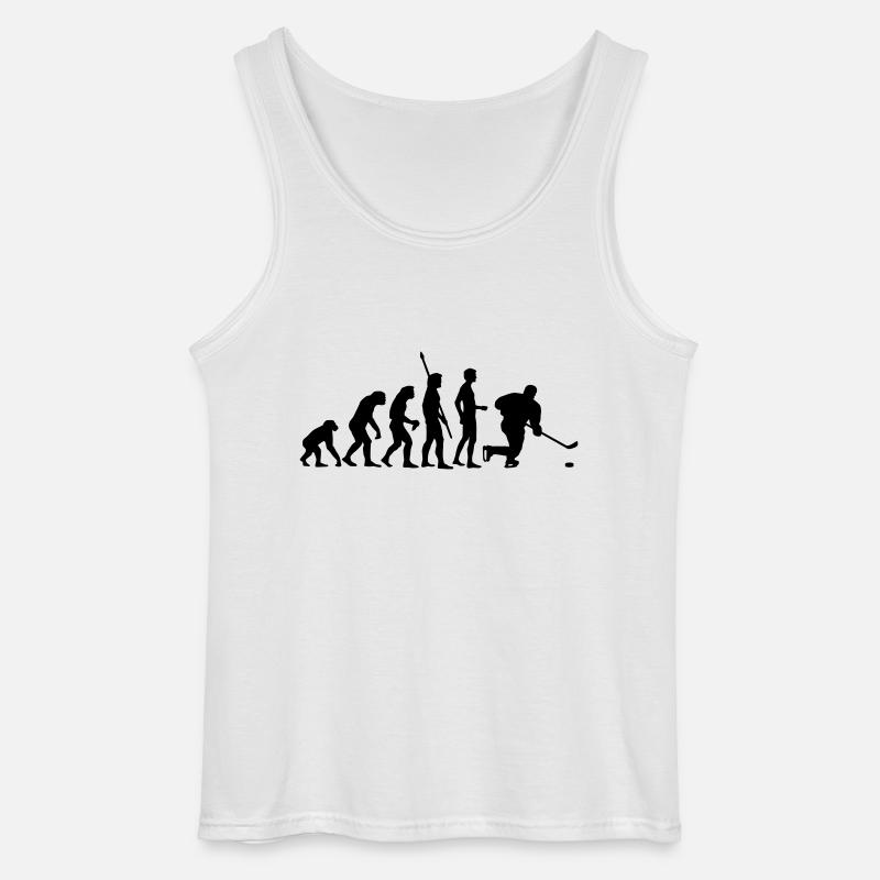 evolution_eishockey_b - Gildan Männer Tank Top - Weiß
