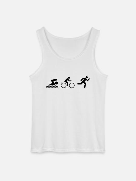 Triatlon_v9 - Gildan Männer Tank Top - Weiß